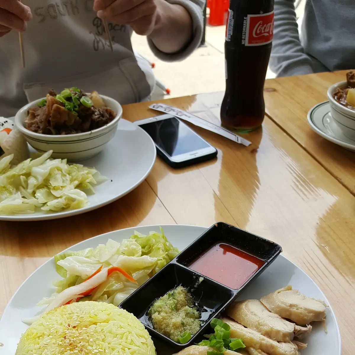 hainan chicken with yellow rice 夜市海南雞飯